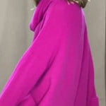 Bright Pink Oversized Cashmere Sweater Video