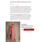 Emma Cashmere Wrap | Sand Rose
