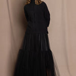 tulle skirt in black