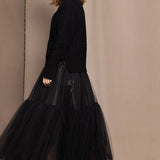 tulle skirt in black